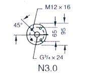 2BV��ˮ�hʽ��ձõİ��b�ߴ�